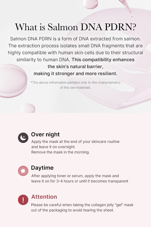 PDRN Pink Collagen Gel Mask Set 2pcs Bundle Set