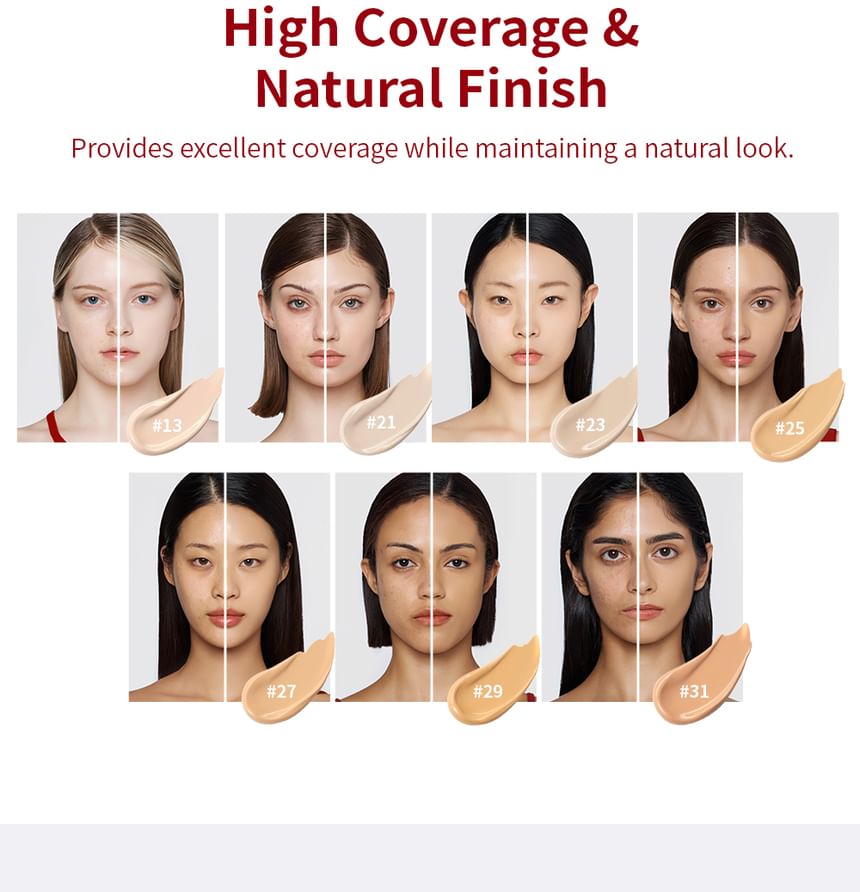 M Perfect Cover BB Cream SPF42 PA+++ - 7 Colors 2pcs Bundle Set