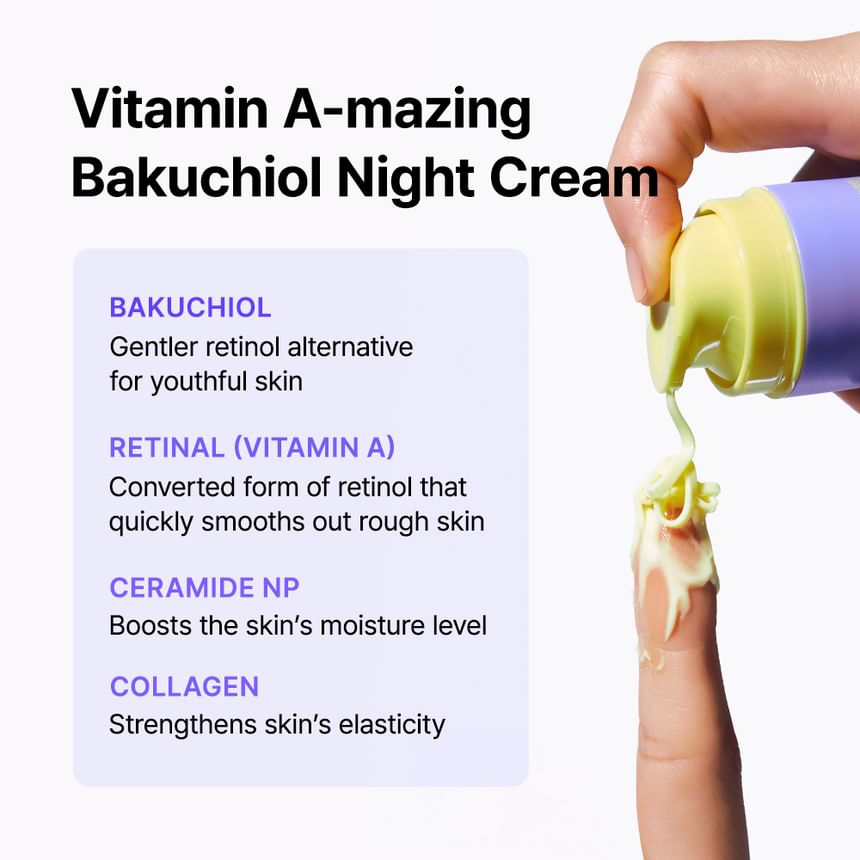 Vitamin A-mazing Bakuchiol Night Cream 2pcs Bundle Set