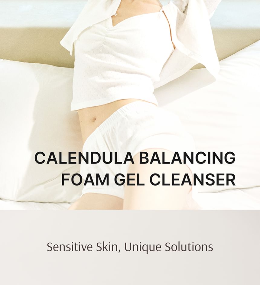 Calendula Balancing Foam Gel Cleanser 2pcs Bundle Set