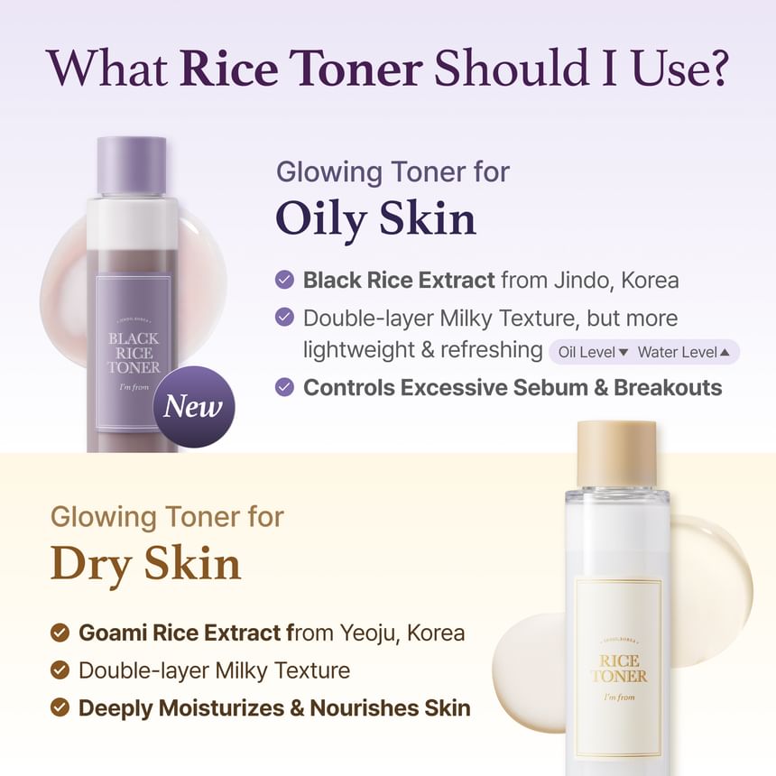 Black Rice Toner 2pcs Bundle Set