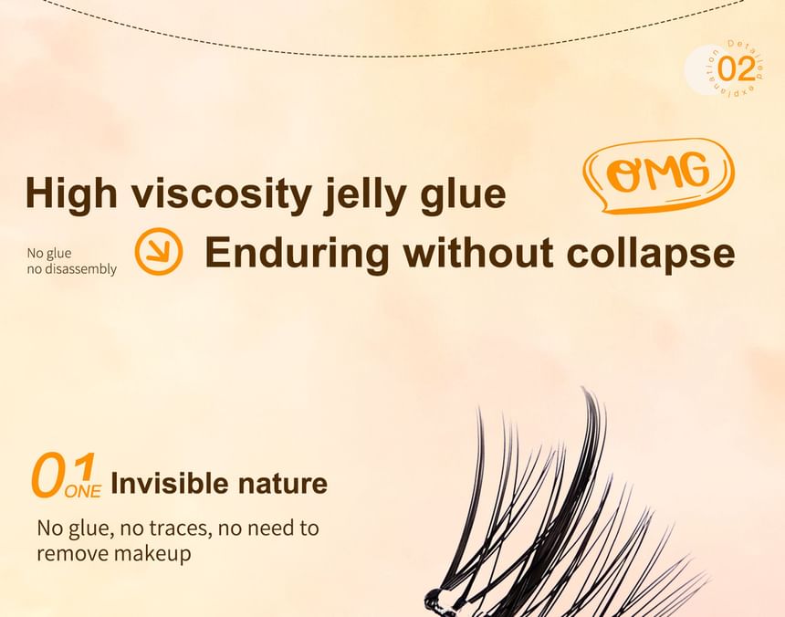 Glue-free Multipack False Eyelashes Cluster (Various Designs)