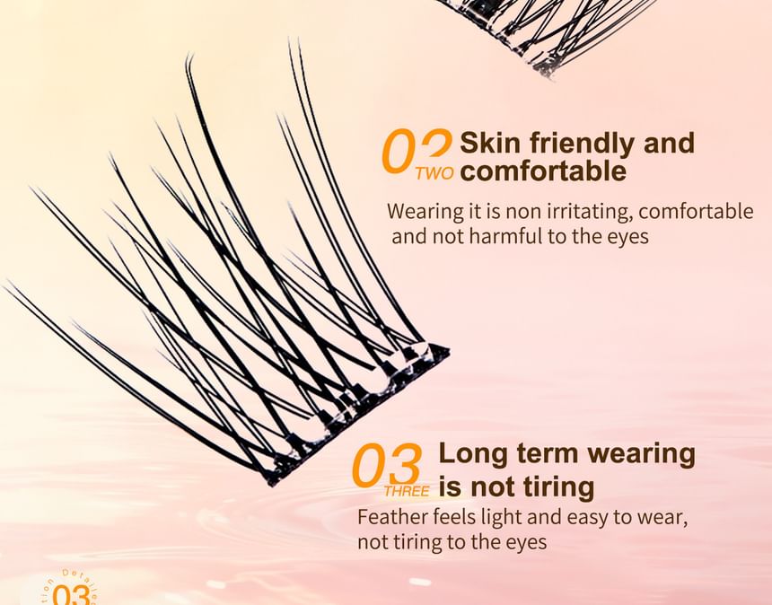 Glue-free Multipack False Eyelashes Cluster (Various Designs)
