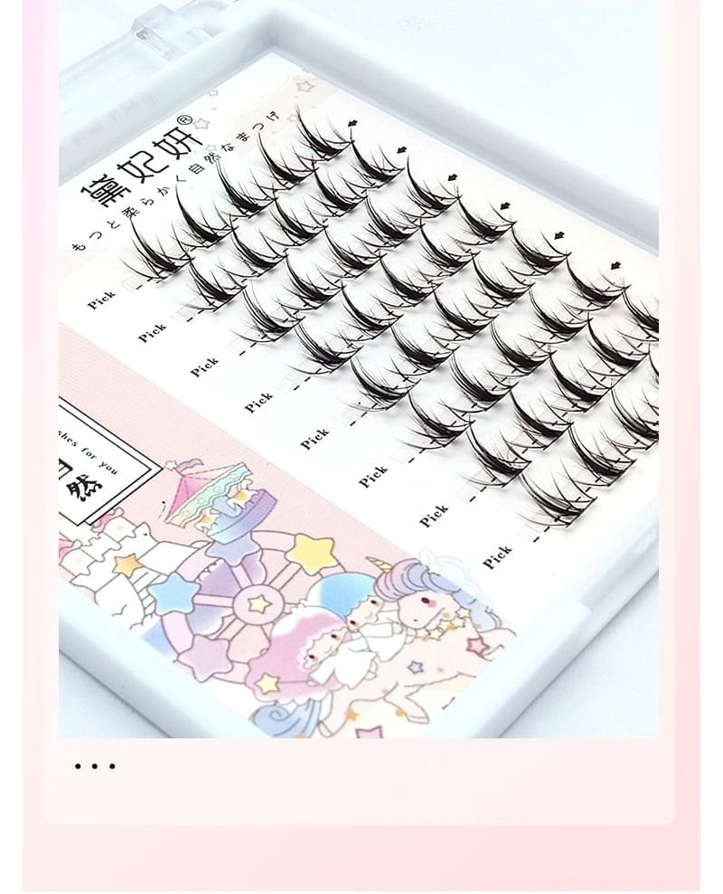 Doll Eye Spiky Cluster False Eyelashes (Various Designs)