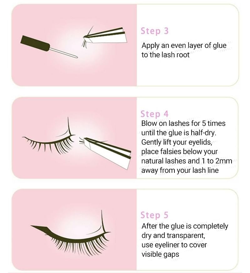 Doll Eye Spiky Cluster False Eyelashes (Various Designs)