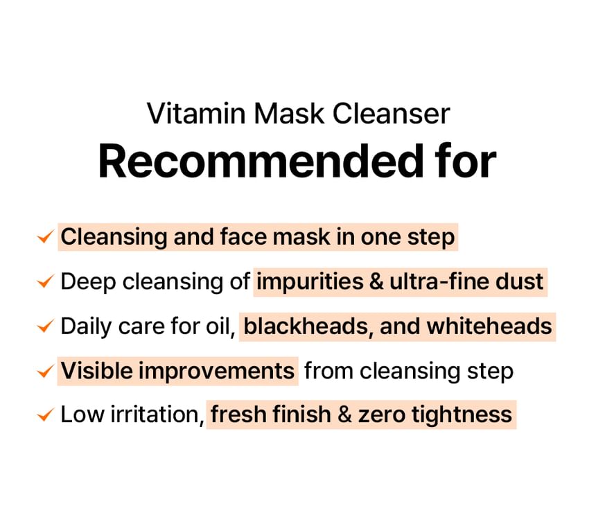 Freshly Juiced Vitamin Mask Cleanser