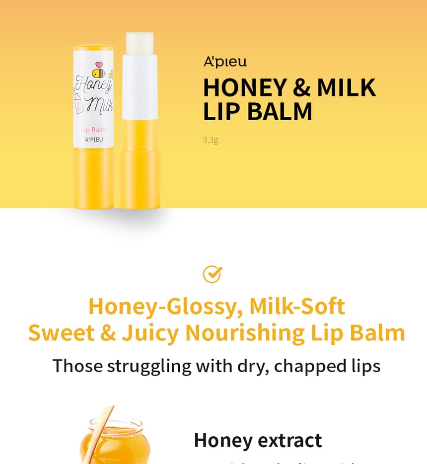 Honey & Milk Lip Balm