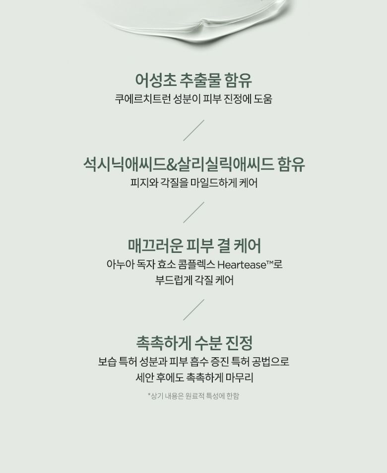 Heartleaf Succinic Moisture Cleansing Foam Mini