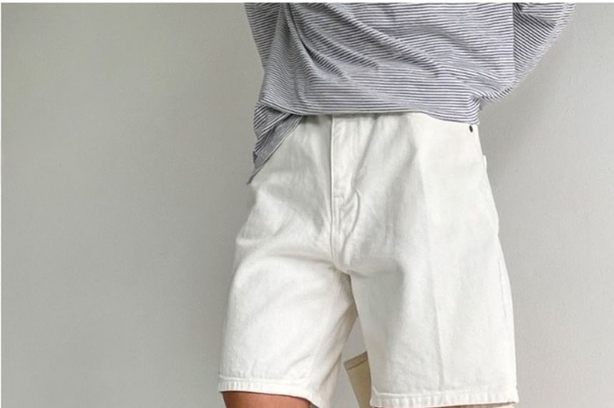 Low Rise Plain Shorts