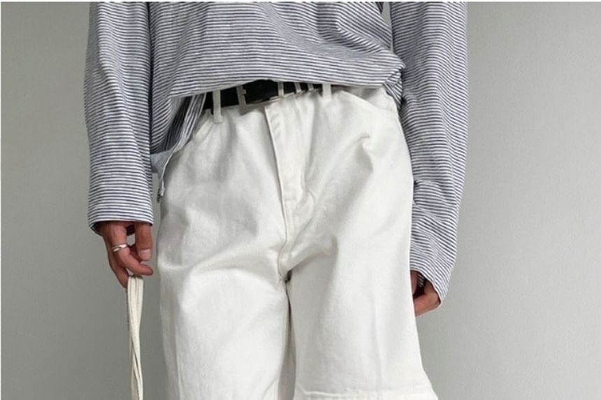 Low Rise Plain Shorts