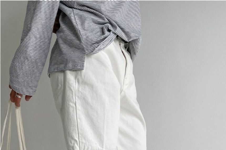 Low Rise Plain Shorts