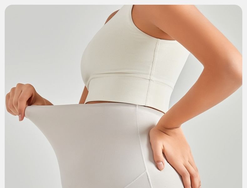 Maternity High Waist Plain Shaping Shorts