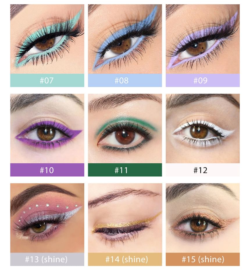 Waterproof Matte Gel Eyeliner - 10 Colors