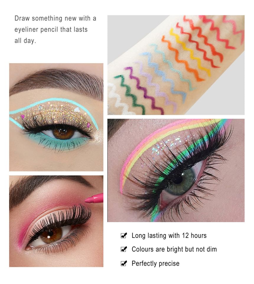Waterproof Matte Gel Eyeliner - 10 Colors