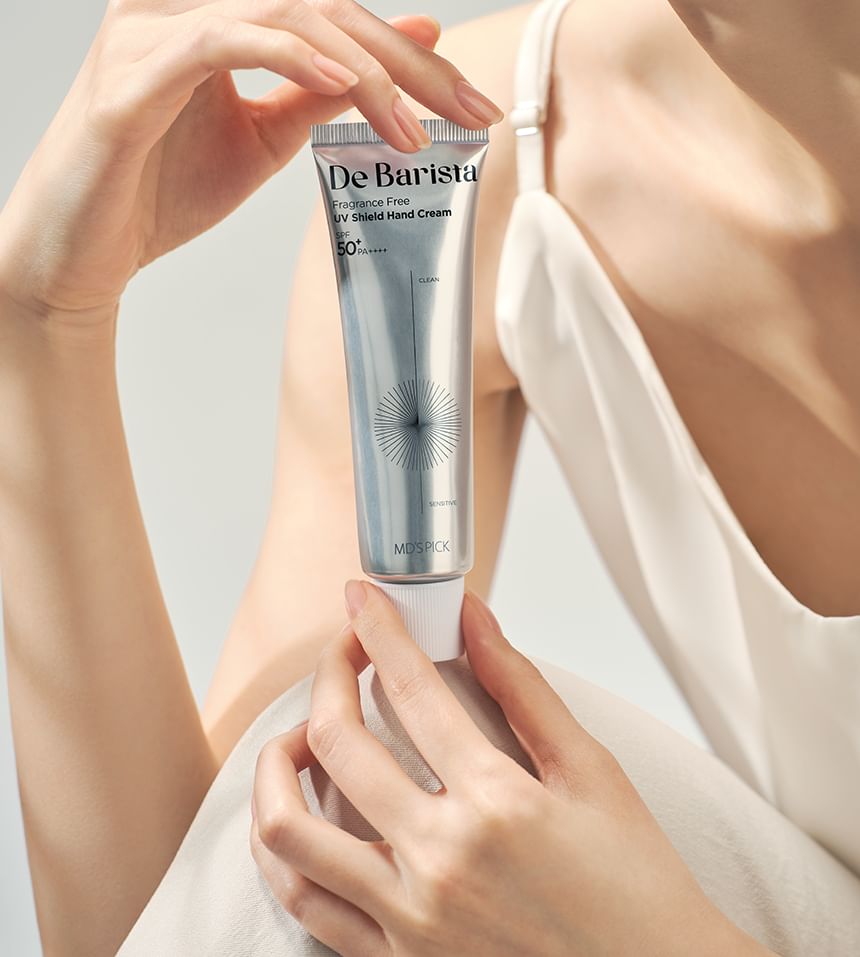 De Barista Fragrance Free UV Shield Hand Cream 2pcs Bundle Set