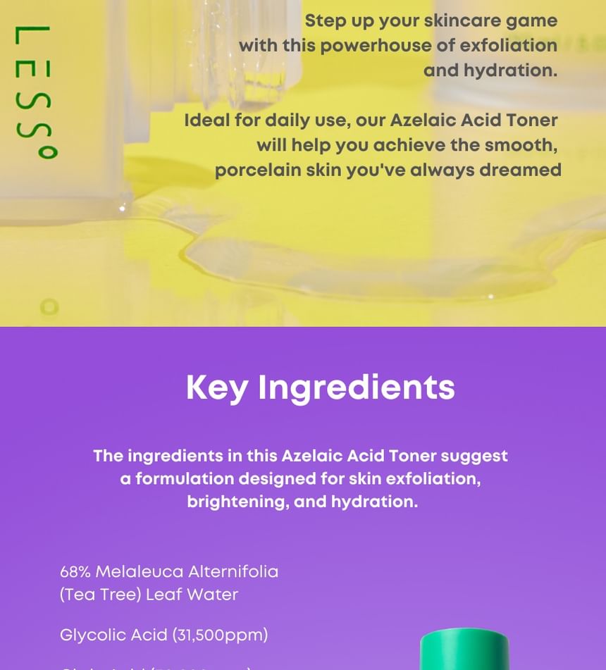 A-Control Azelaic Acid Toner Mini 5pcs Bundle Set