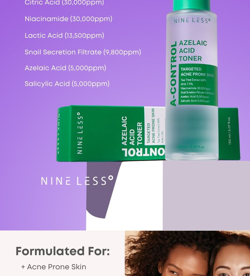 A-Control Azelaic Acid Toner Mini 10pcs Bundle Set