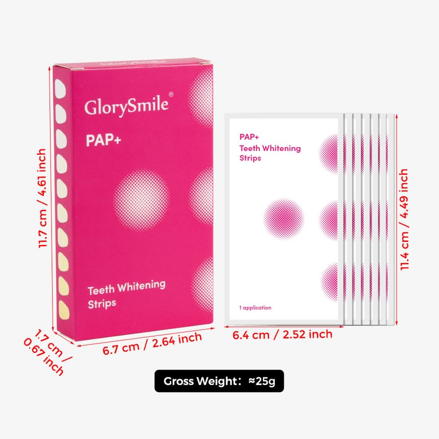 PAP+ Teeth Whitening Strips