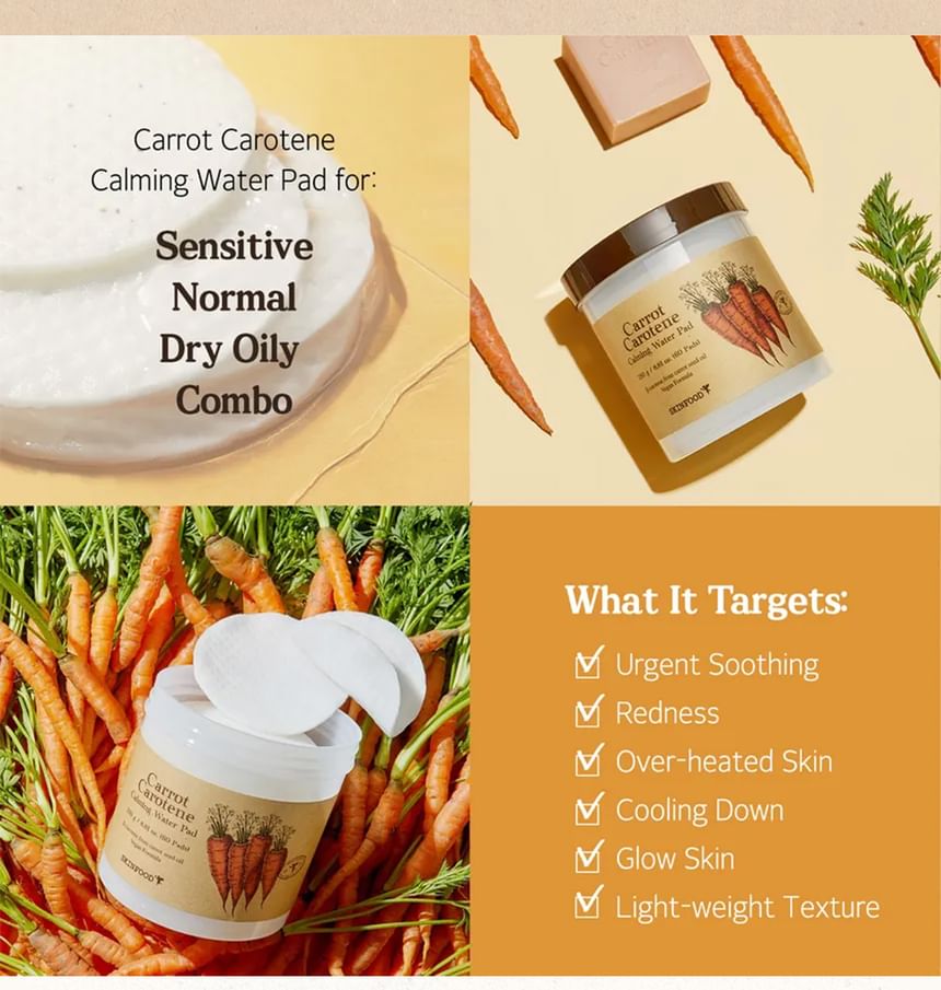 Carrot Carotene Calming Water Pad Mini