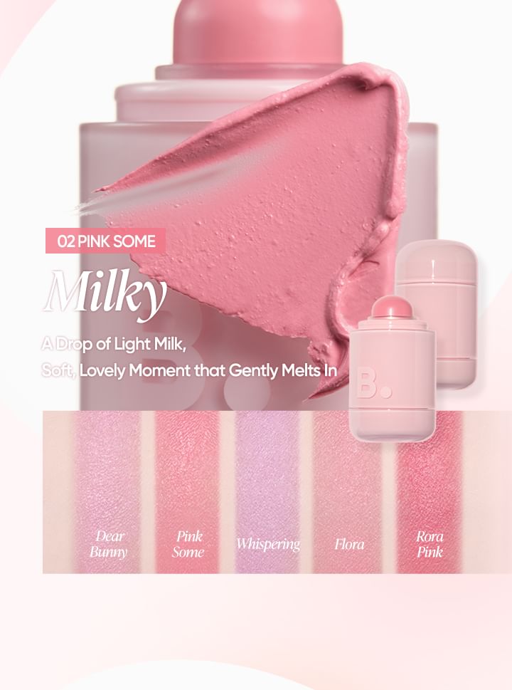b by banila Romantic Blush Lip&Cheek - 20 Colors