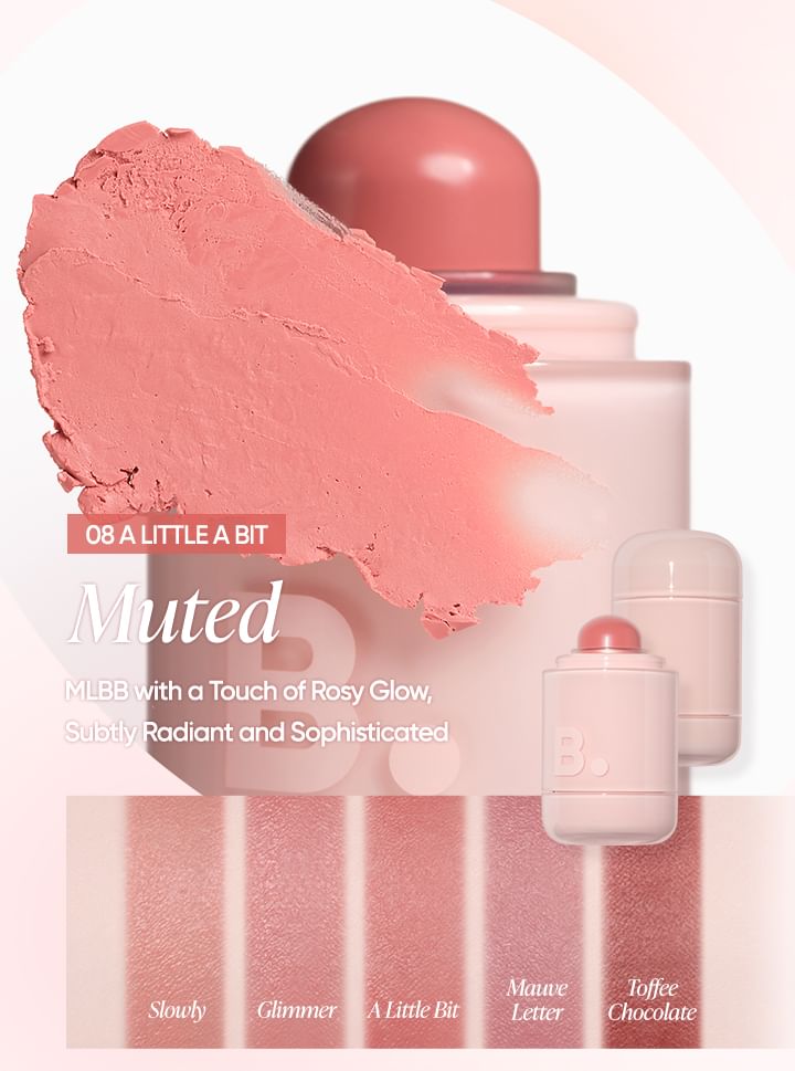b by banila Romantic Blush Lip&Cheek - 20 Colors
