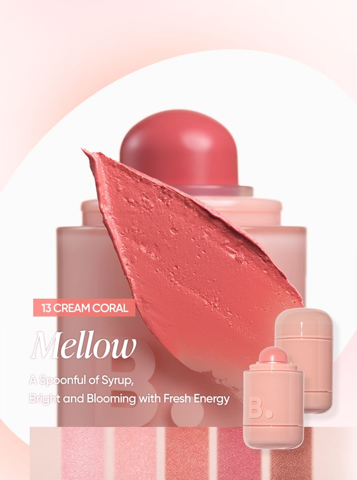 b by banila Romantic Blush Lip&Cheek - 20 Colors