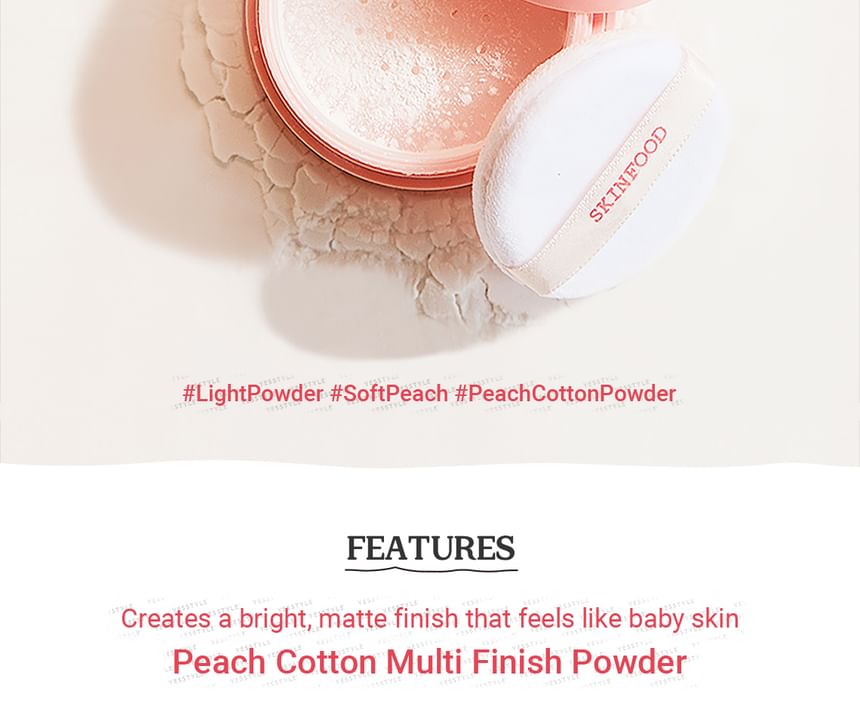 Peach Cotton Multi Finish Powder Mini