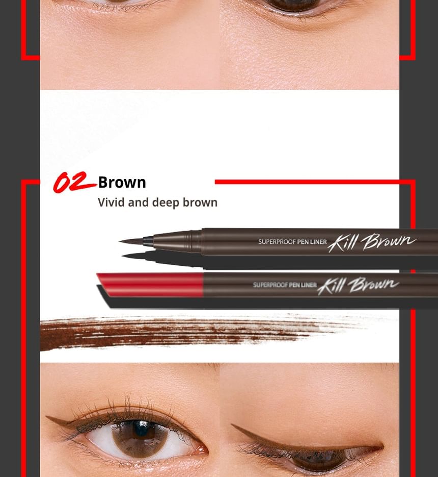 Superproof Pen Liner - 4 Colors