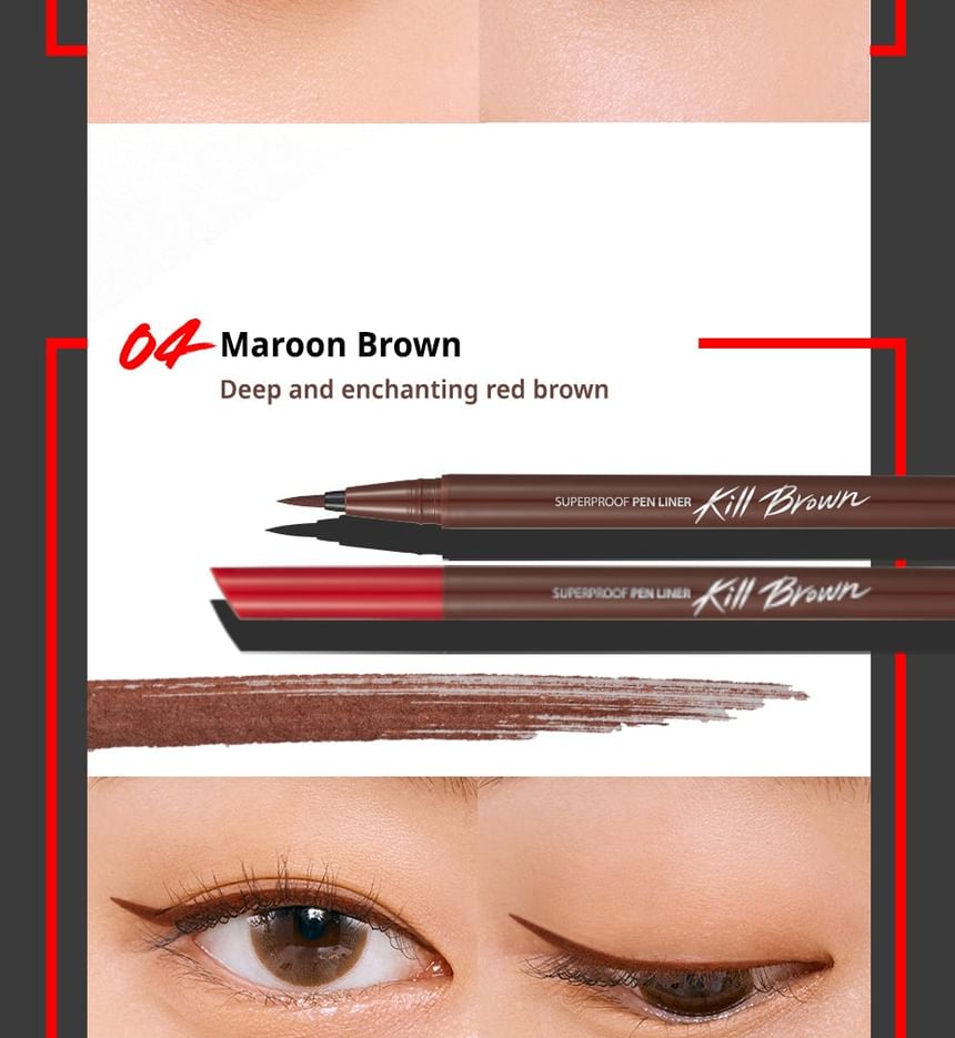 Superproof Pen Liner - 4 Colors