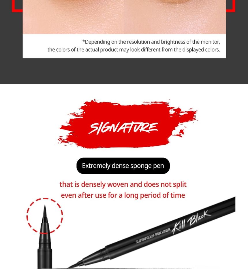 Superproof Pen Liner - 4 Colors