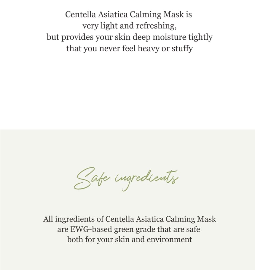 Centella Asiatica Calming Mask