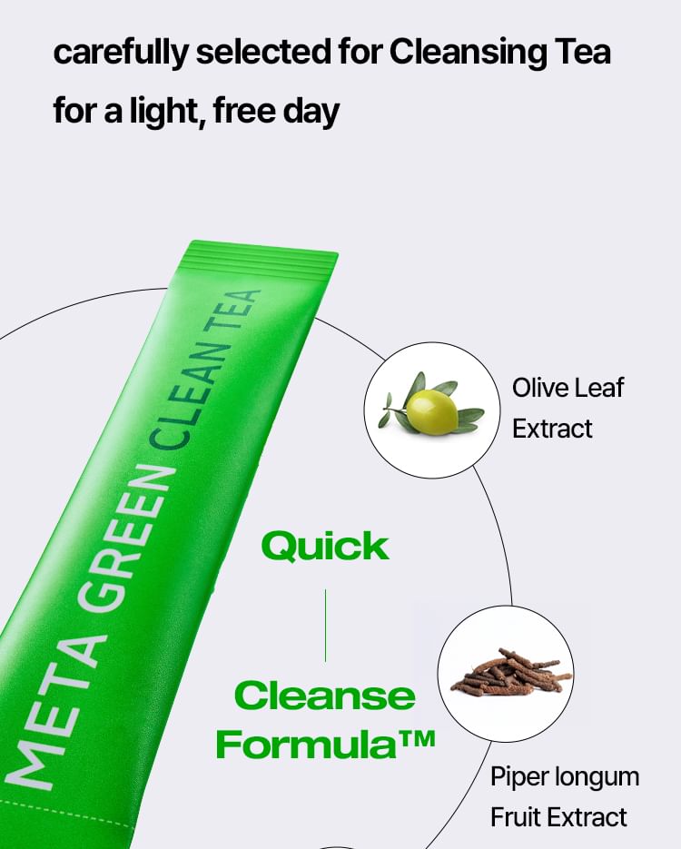 Meta Green Clean Tea 2pcs Bundle Set