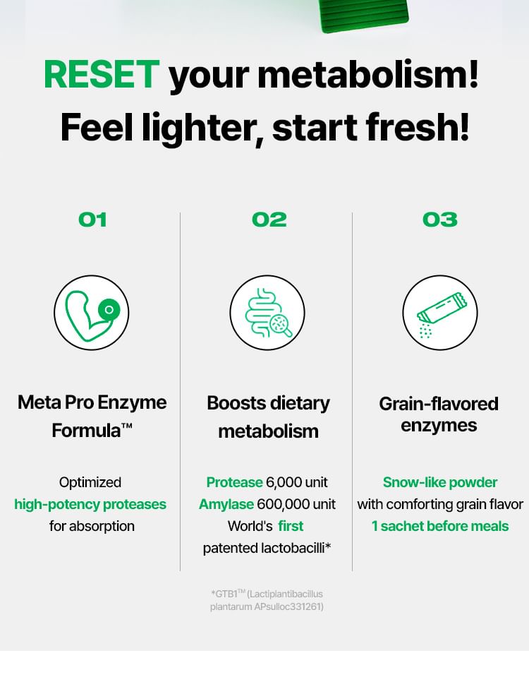 Meta Green Enzyme 2pcs Bundle Set