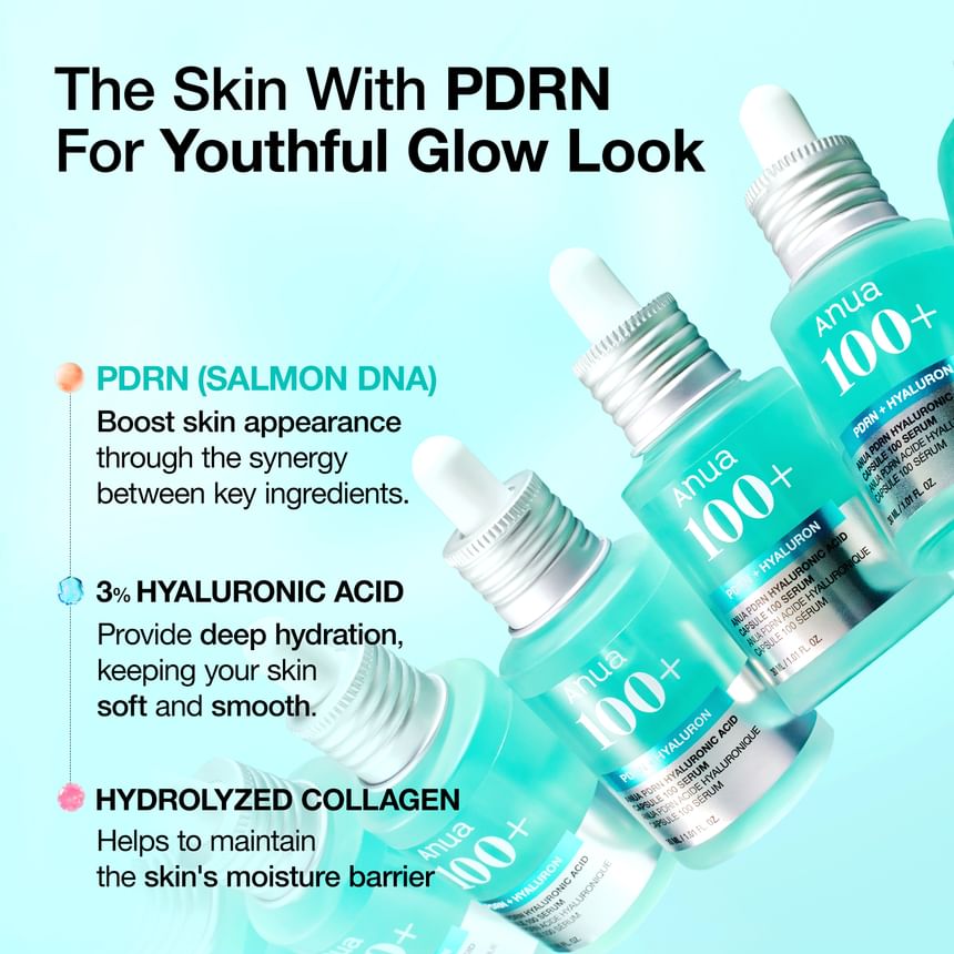 Bundle: PDRN Hyaluronic Acid Capsule 100 Serum + PDRN Hyaluronic Acid 100 Moisturizing Cream