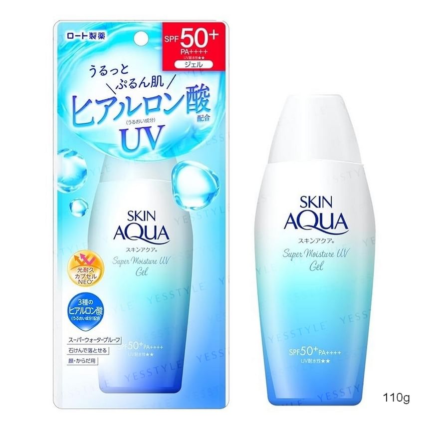 Skin Aqua Super Moisture UV Gel SPF 50+ PA++++ 2pcs Bundle Set