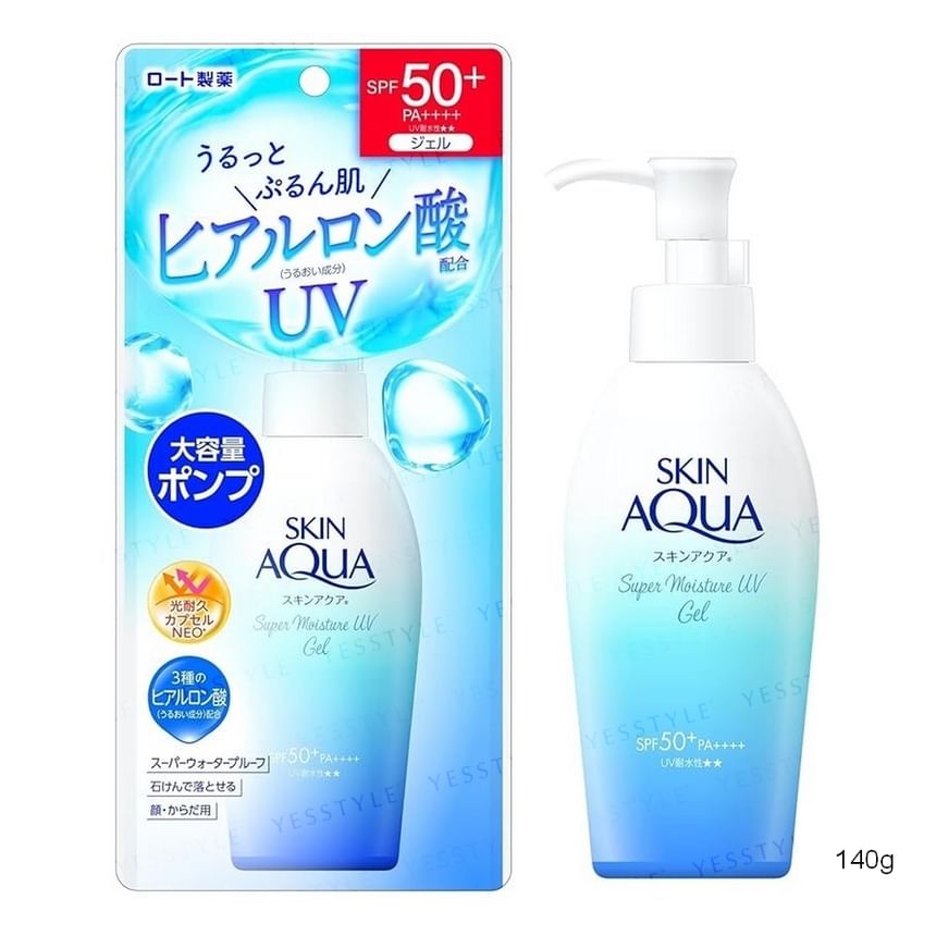 Skin Aqua Super Moisture UV Gel SPF 50+ PA++++ 2pcs Bundle Set