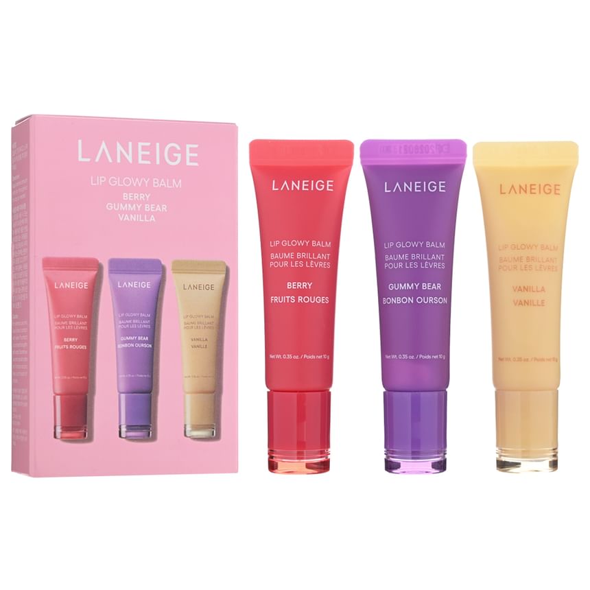 Lip Glowy Balm Trio Set