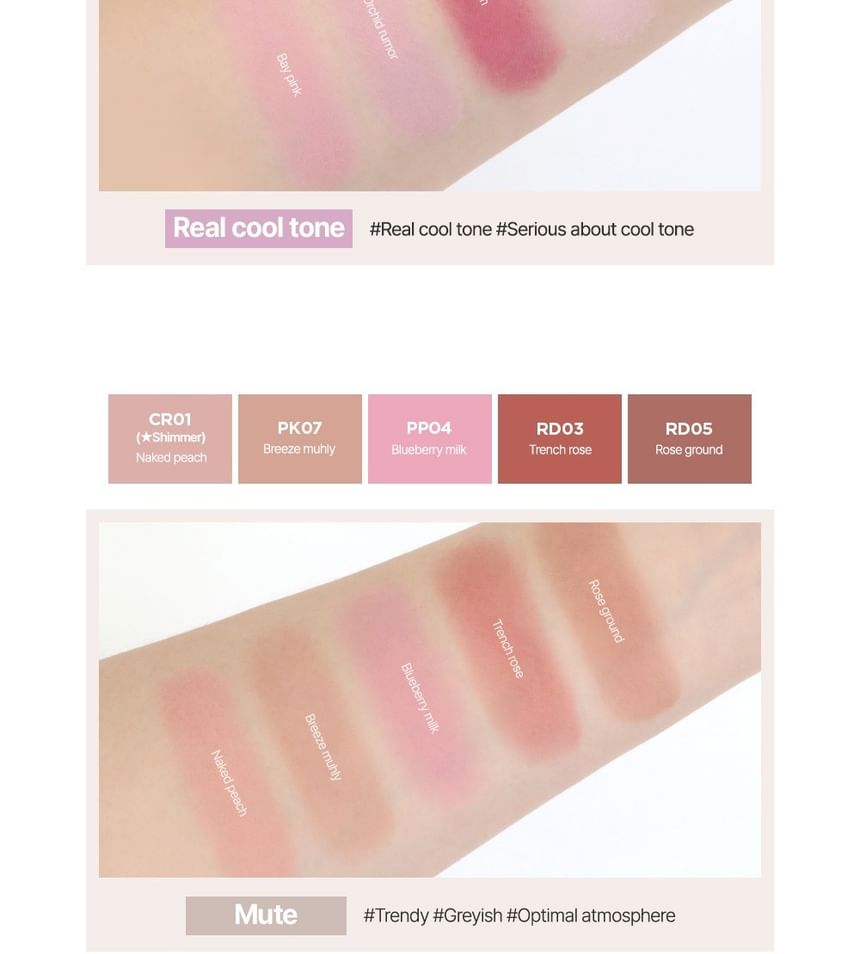 Saemmul Single Blusher - 22 Colors