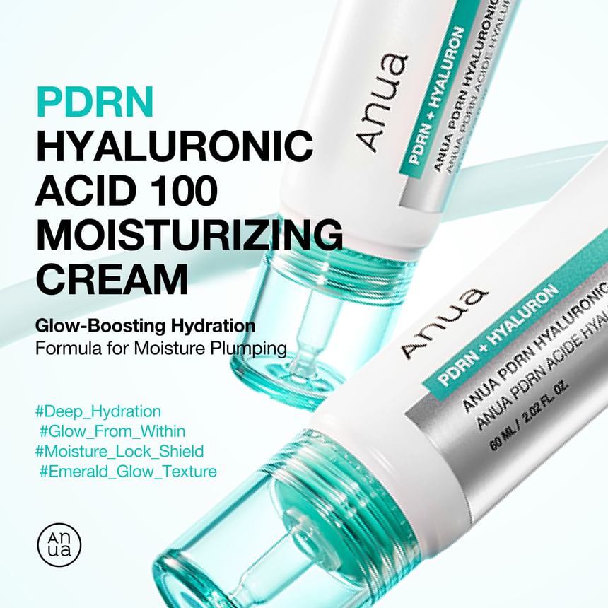 PDRN Hyaluronic Acid 100 Moisturizing Cream 2pcs Bundle Set