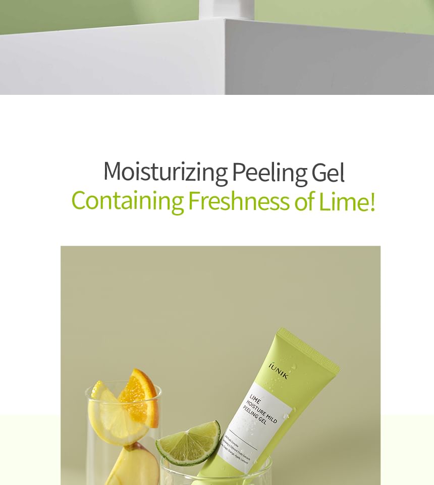 Lime Moisture Mild Peeling Gel 2pcs Bundle Set