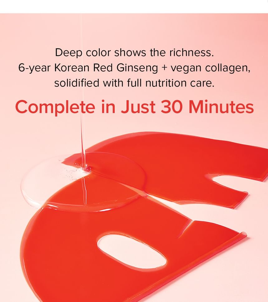 Vegan Collagen Red Ginseng Mask