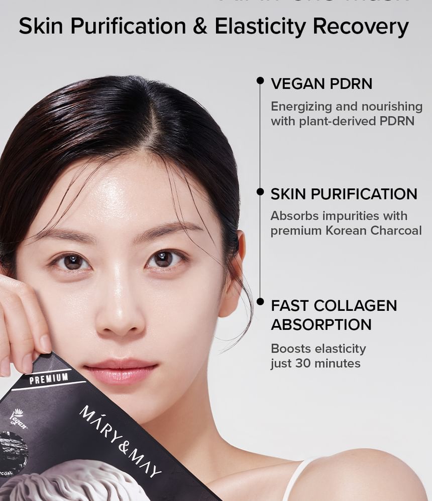 Vegan Collagen Charcoal PDRN Mask