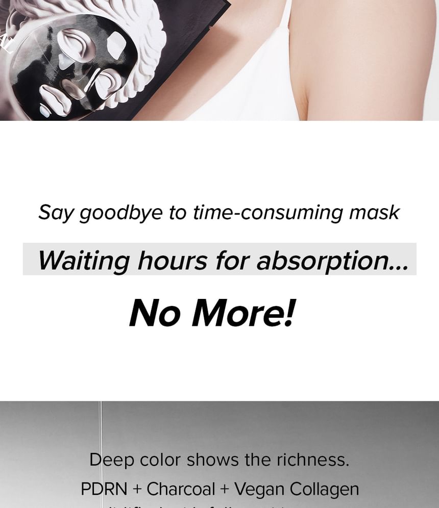Vegan Collagen Charcoal PDRN Mask