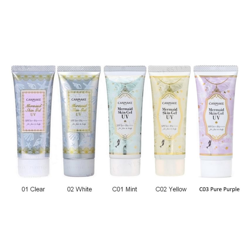 Mermaid Skin Gel UV Sunscreen SPF 50+ PA++++ 2pcs Bundle Set