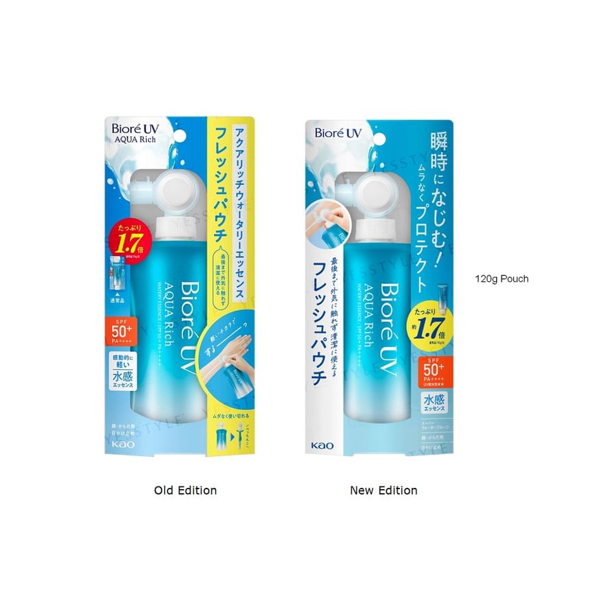 Biore UV Aqua Rich Watery Essence Sunscreen SPF 50+ PA++++ 2pcs Bundle Set
