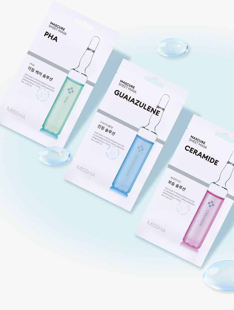 Mascure Sheet Mask - 8 Types