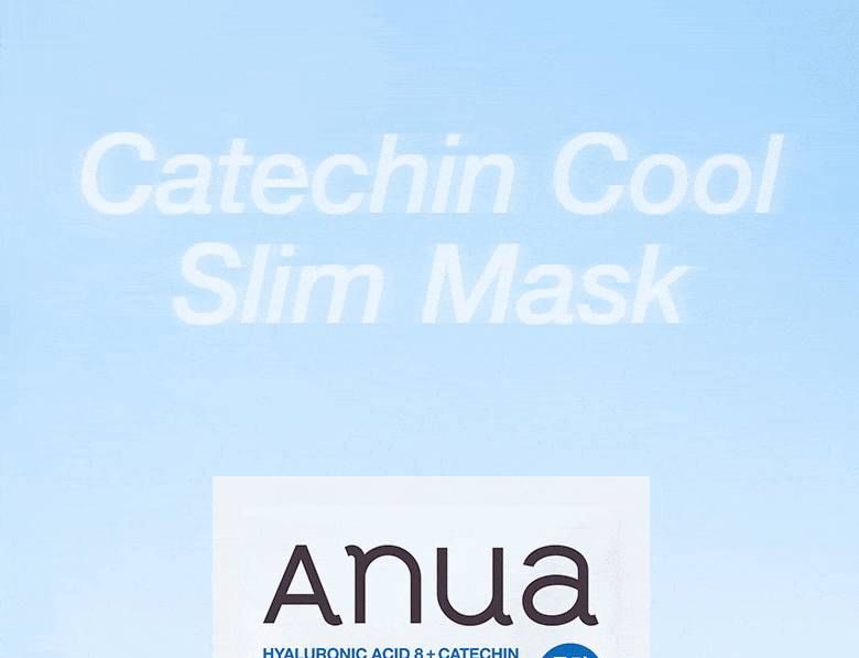 Hyaluronic Acid 8 Catechin Cool Slim Mask Set 2pcs Bundle Set
