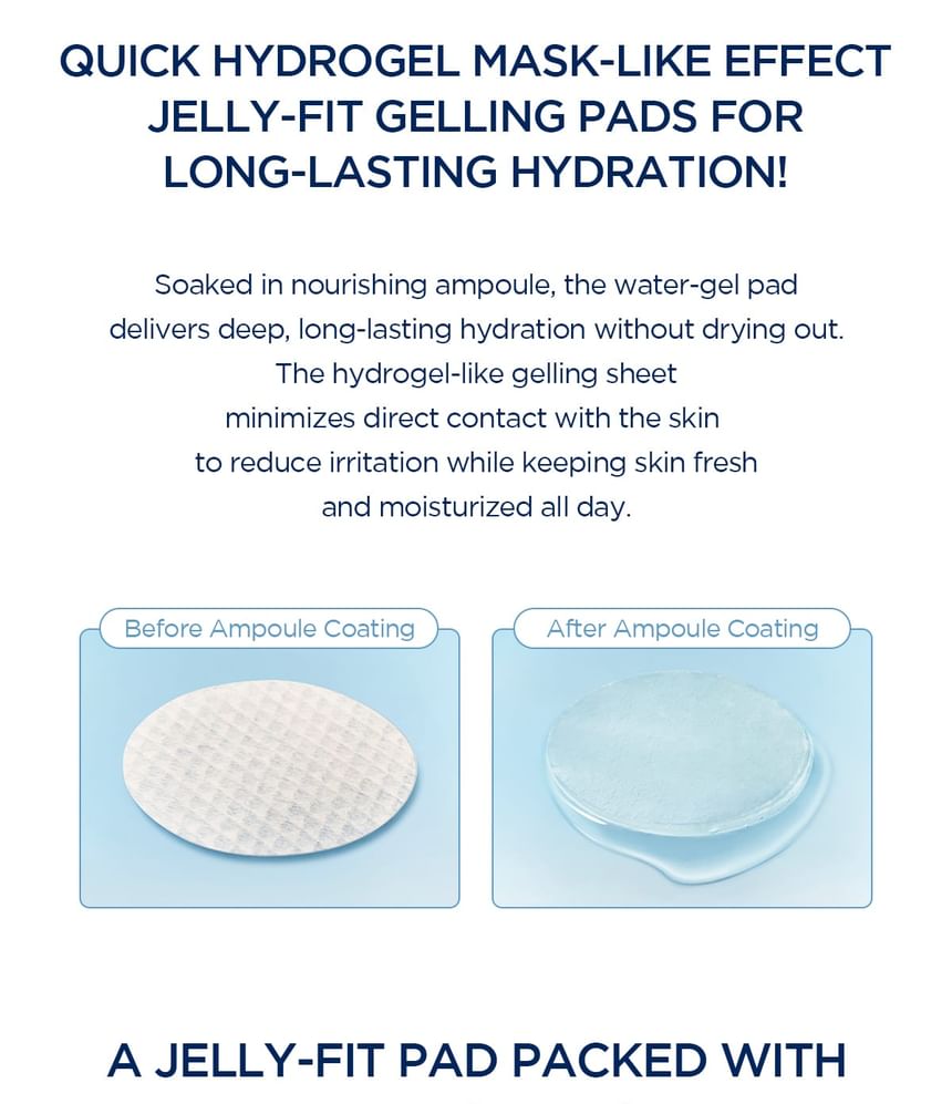 Madagascar Centella Hyalu-Cica Jelly-Fit Ampoule Pad