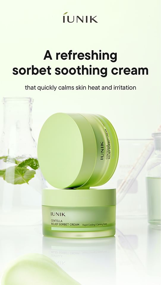 Centella Relief Sorbet Cream 2pcs Bundle Set