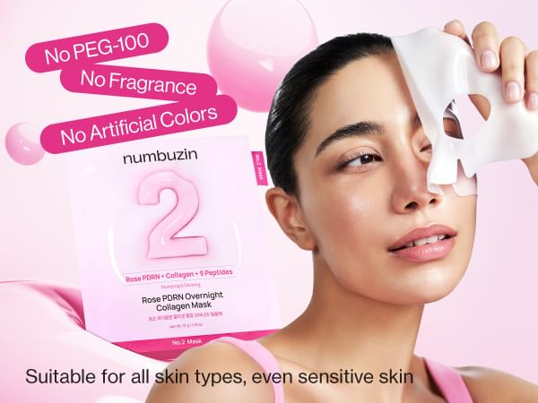 No.2 Rose PDRN Overnight Collagen Mask